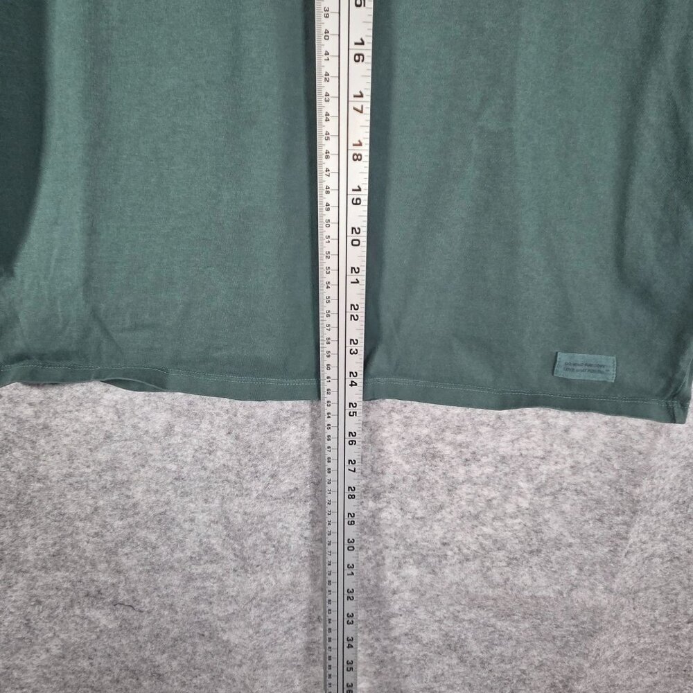 Life is Good Yin Yang Graphic Long Sleeve Tee Women’s Size L Green Casual - Picture 4 of 8